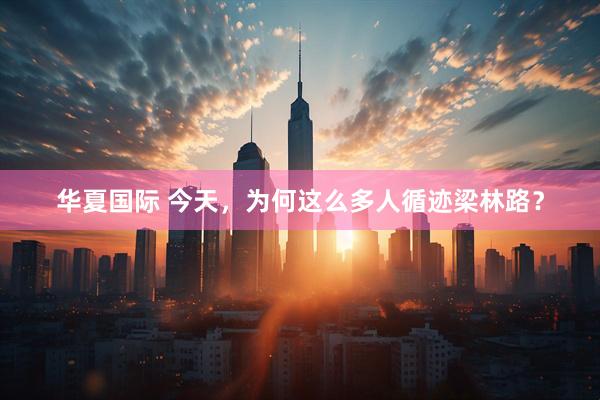 华夏国际 今天，为何这么多人循迹梁林路？